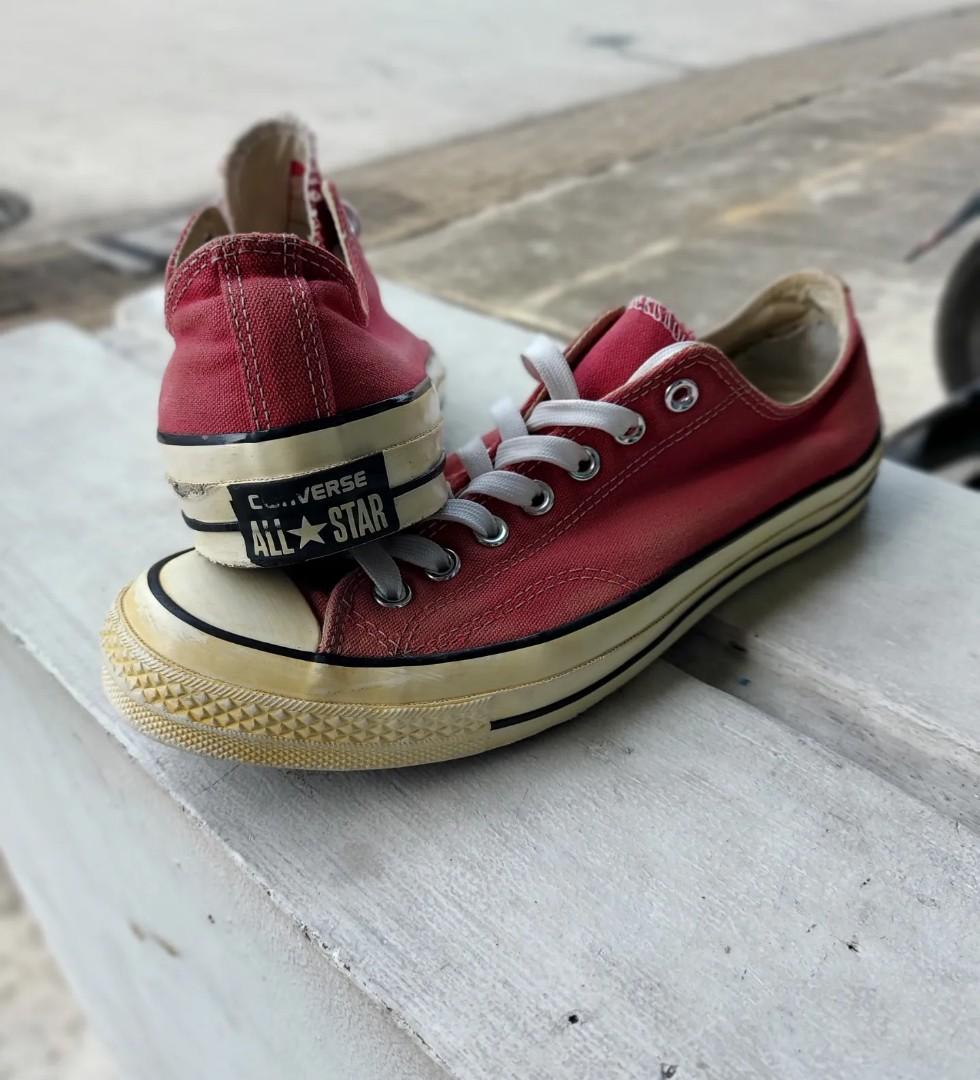 Converse 70s red seri lama Fesyen Pria Sepatu Sneakers di