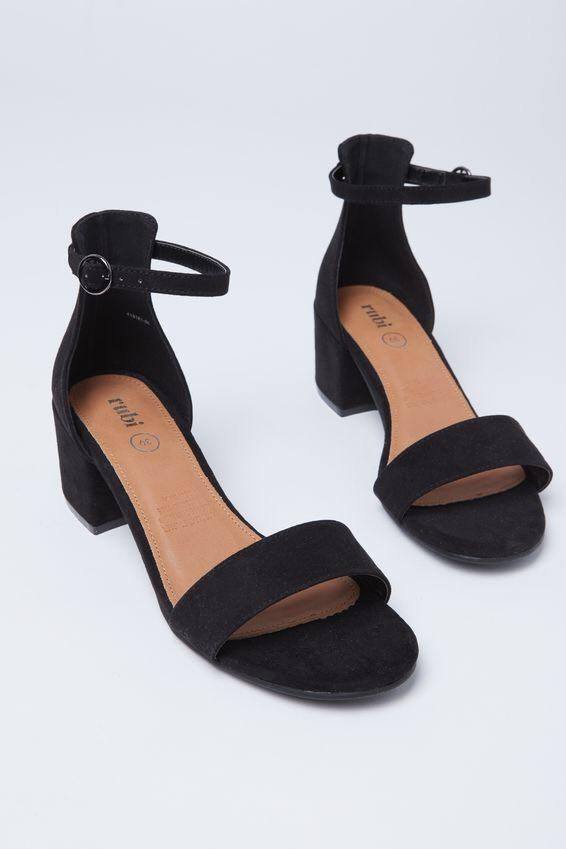 cotton on block heels