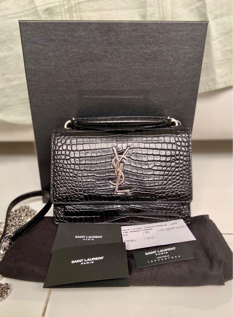 Ysl 1000 shop monogram sunset croc
