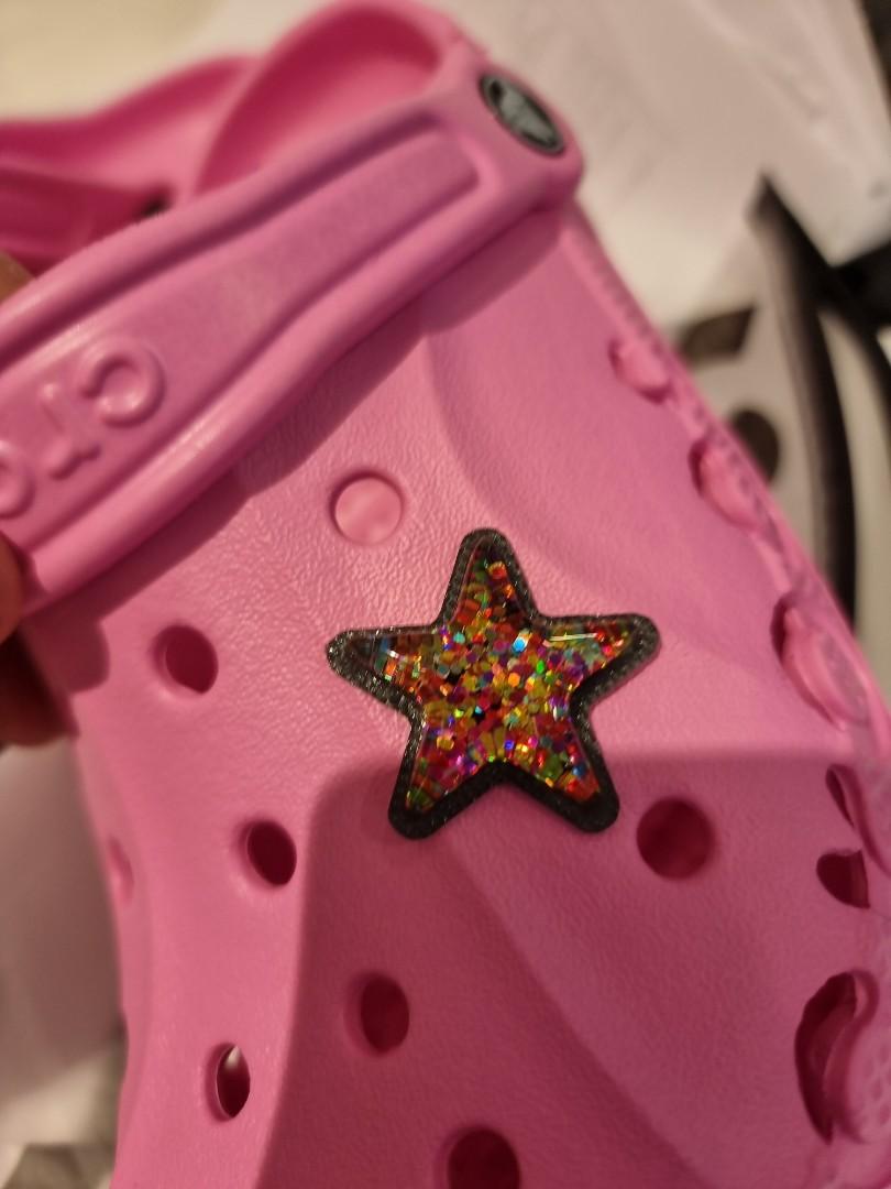 Crocs Jibbitz Glitter Star, Men's Fashion, Footwear, Shoe inserts