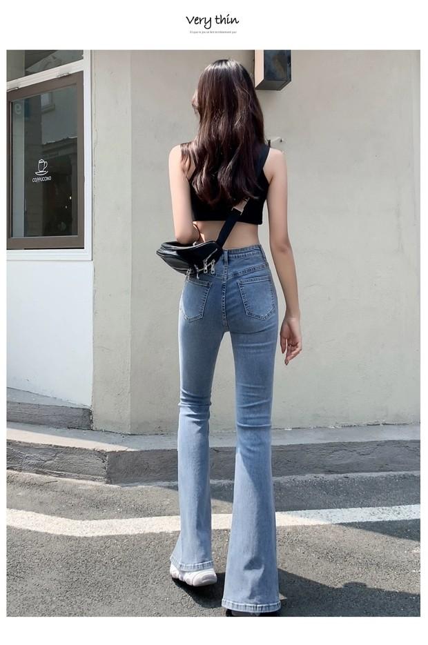 Girls denim bell best sale bottoms