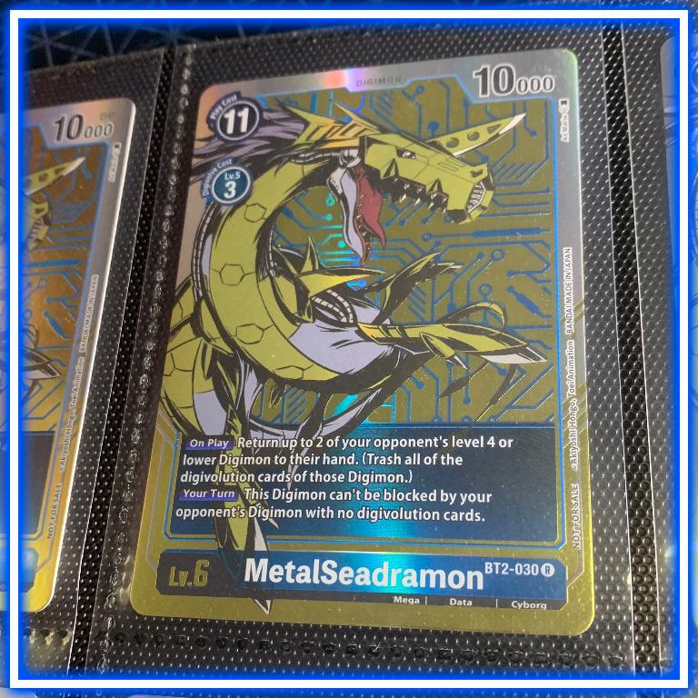 digimon metalseadramon card Digimon Card Game - BT15 - Exceed Apocalypse - MetalSeadramon - (Rare) main image 1