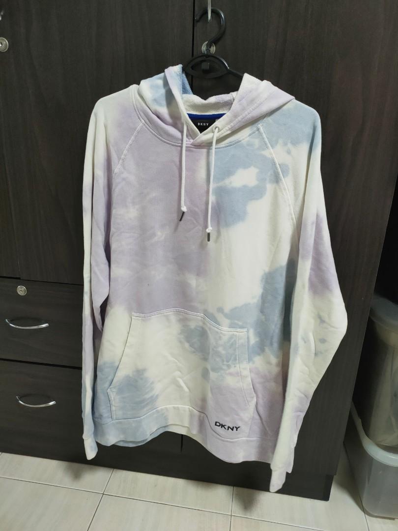 DKNY Tie Dye Hoodie Large Women s Fashion Coats Jackets and Outerwear on Carousell