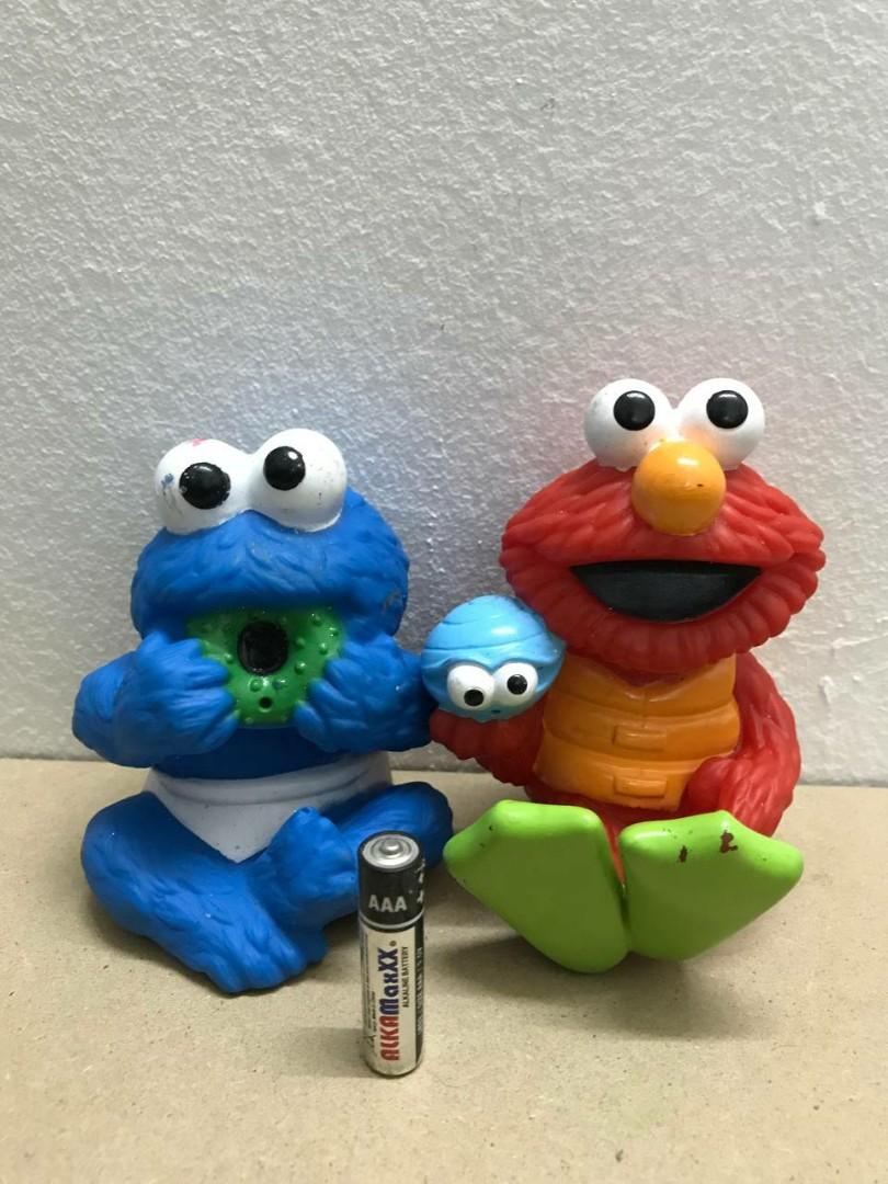 Elmo & Cookie Monster Baby Squishy, Hobbies & Toys, Collectibles ...