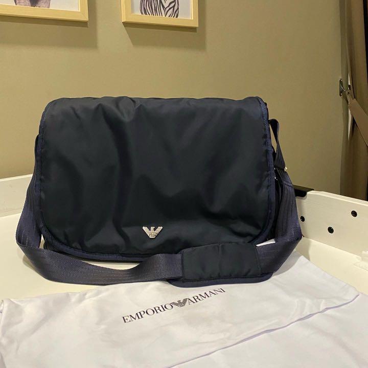 Emporio armani diaper sale bag