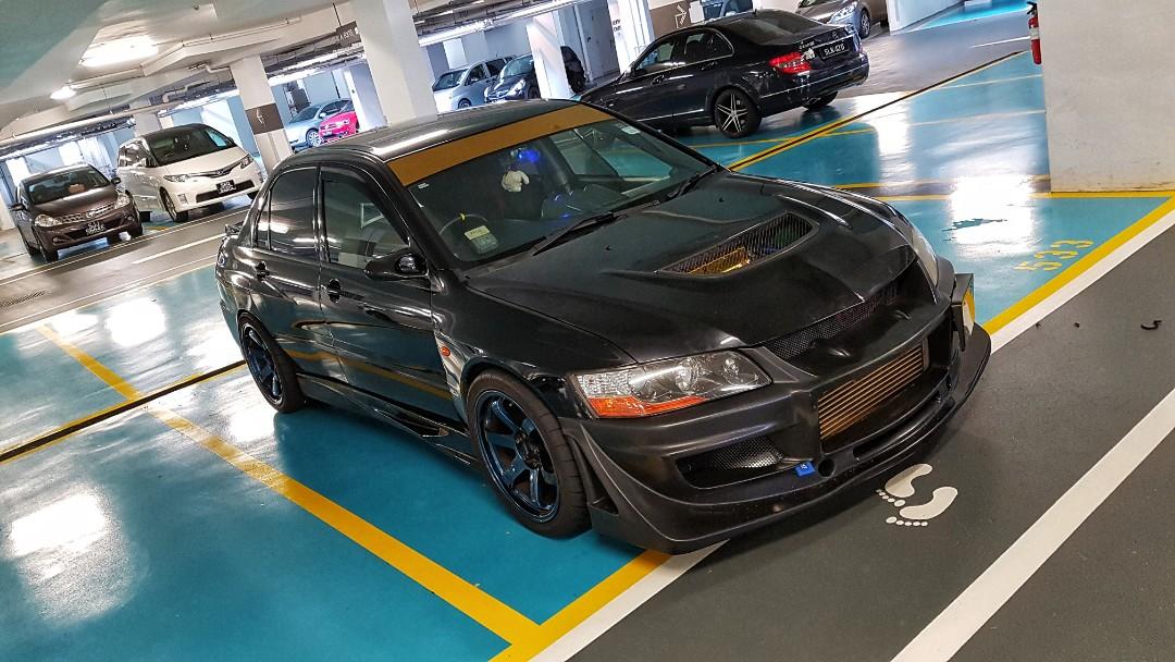 EVO 9 VARIS STYLE FRONT BUMPER MITSUBISHI EVOLUTION, Car Accessories, Accessories on Carousell
