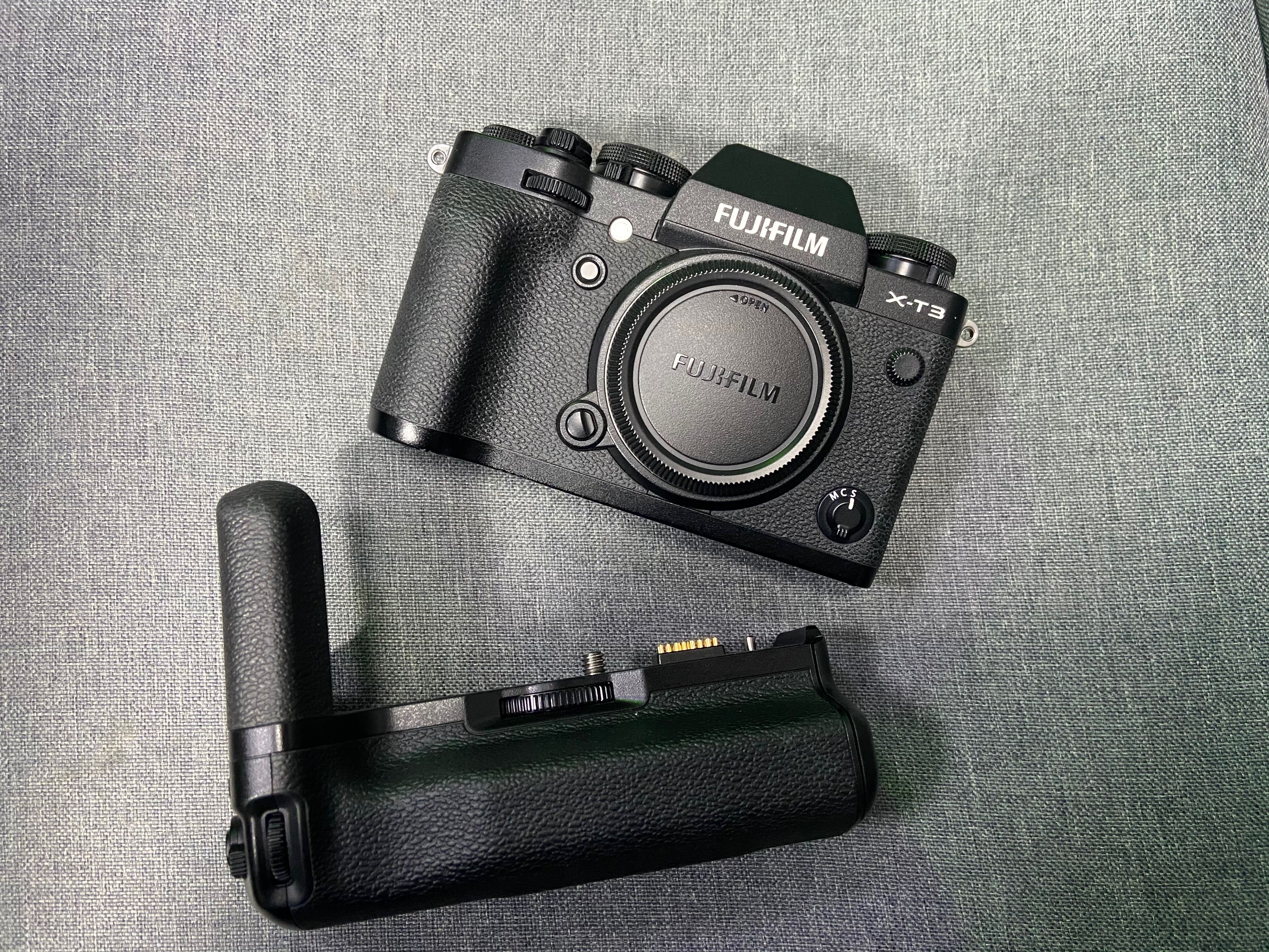 Fujifilm X-T3 with Grip 黑色, 攝影器材, 相機- Carousell