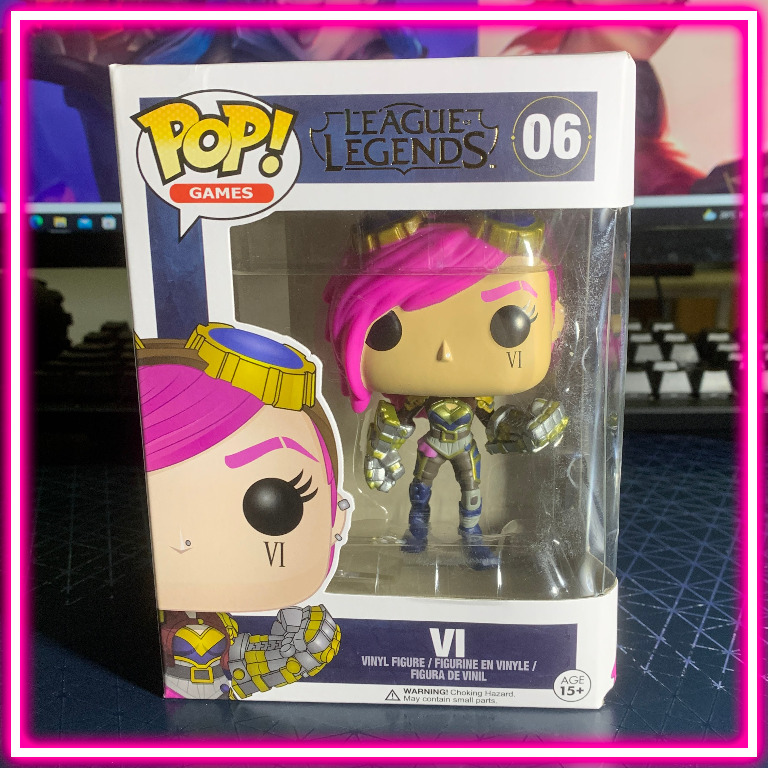 Funko Pop League of Legends Arcane Vi Box Badly Damaged