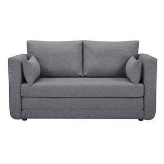 FURNITURE SOURCE BRAND: Barker Sofabed (Dark Gray Fabric) (2-seater sofabed)