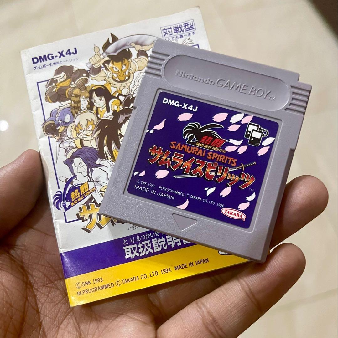 Gameboy: Samurai Showdown (Category: Nintendo) located in Quezon City. Submitted by sameoldshit (Listing ID 1145379860, Image 1). Description: -Authentic Samurai showdown JAP version -Loose copy with Manual -Working Action game .