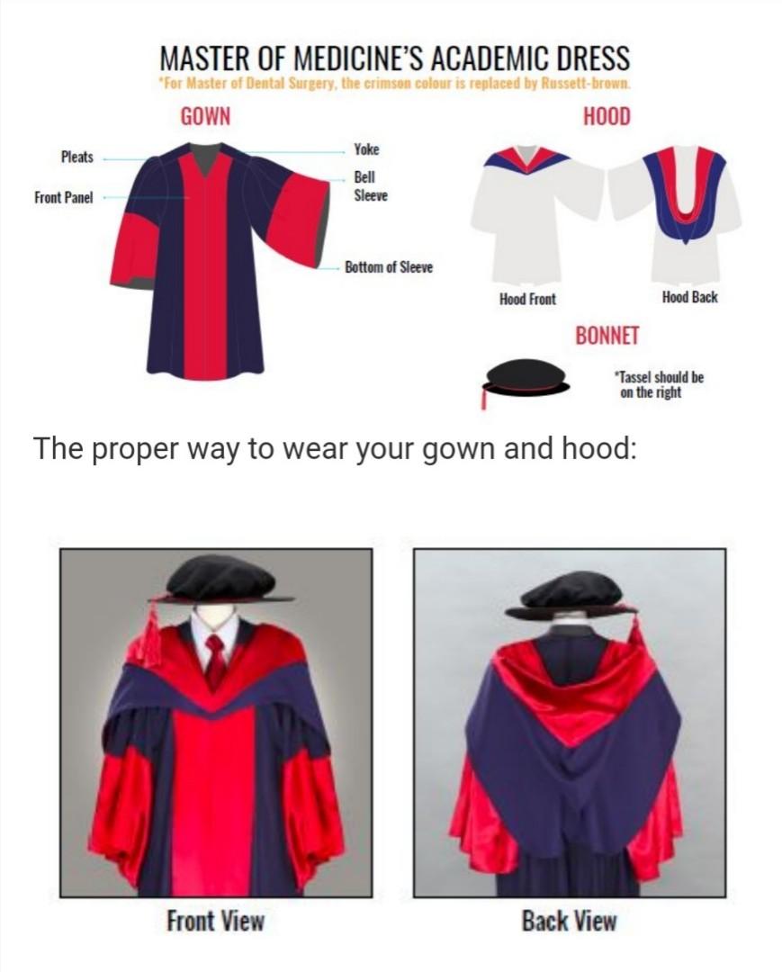 Nus academic dress store