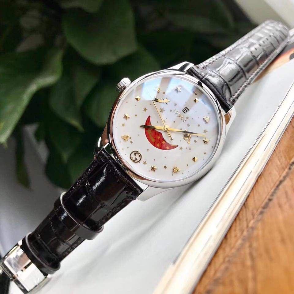 Gucci moon phase on sale watch