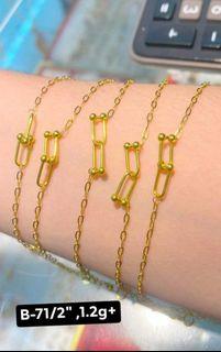 Hermes Glenan Double Tour Bracelet, Women's Fashion, Jewelry ...