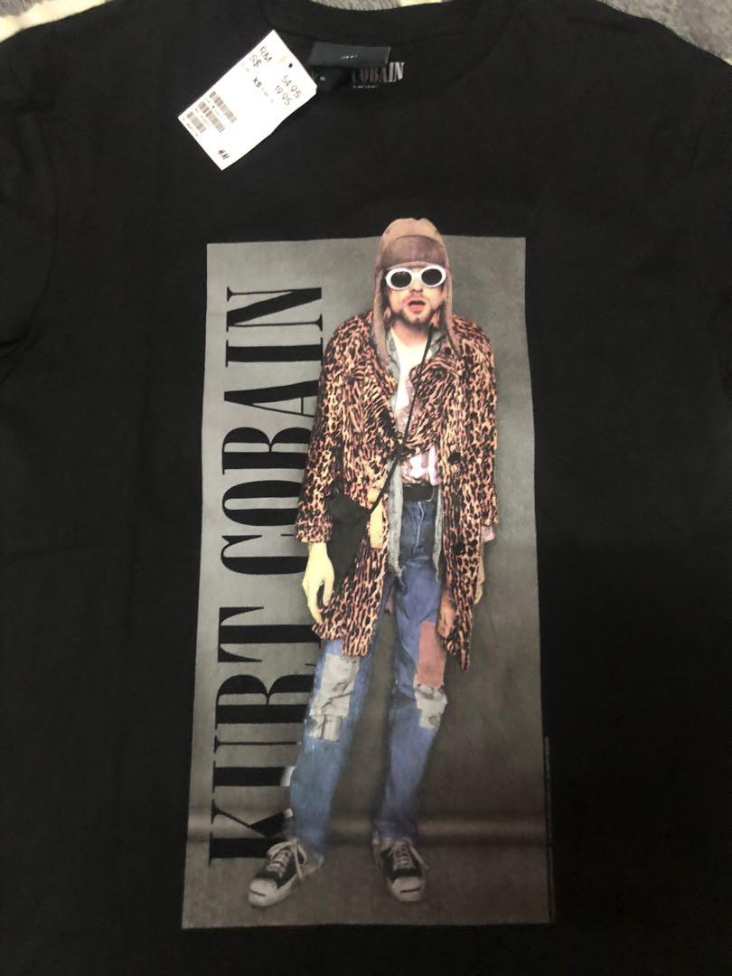 Kurt cobain shirt h&m cheap