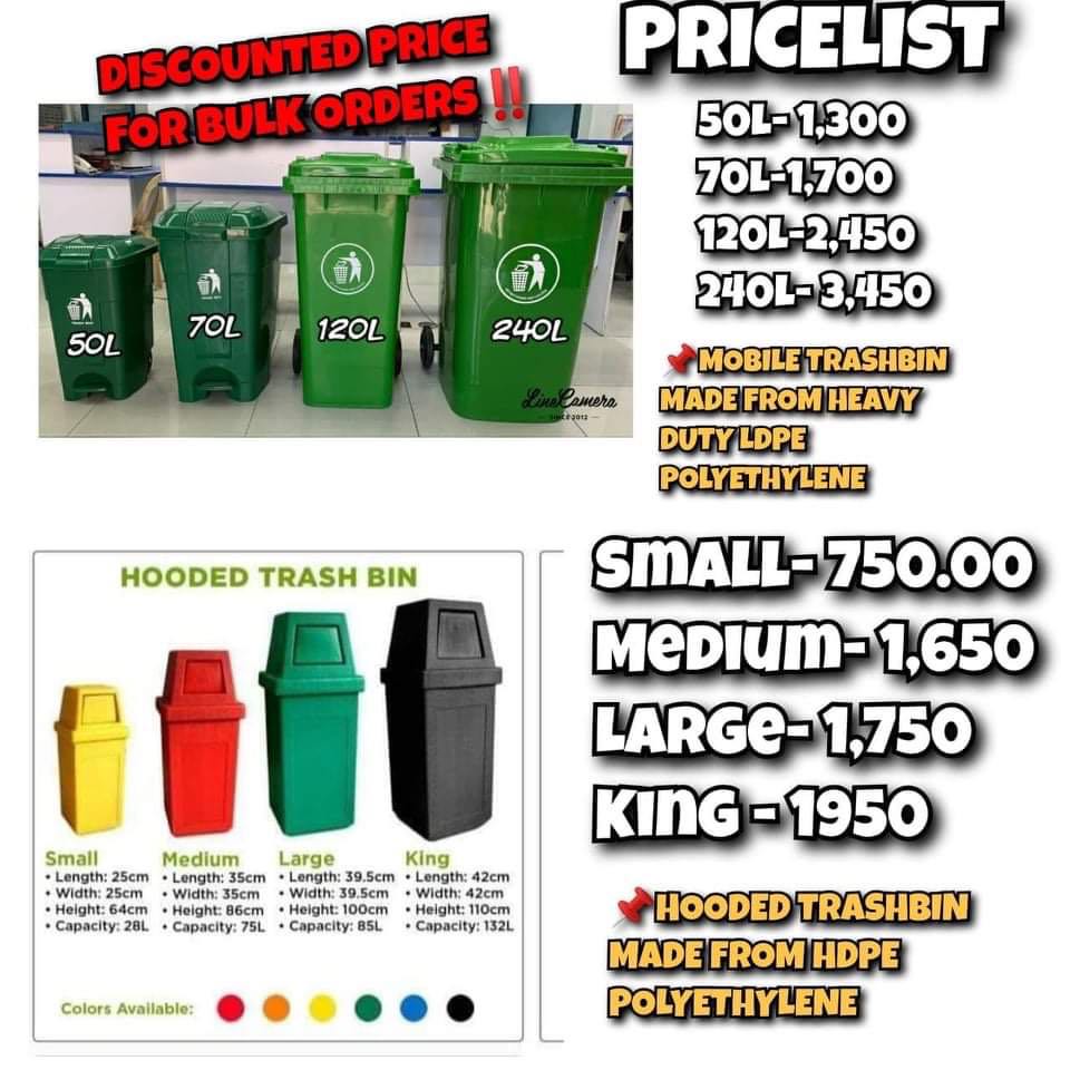Hooded Trash bin, Furniture & Home Living, Cleaning & Homecare Supplies