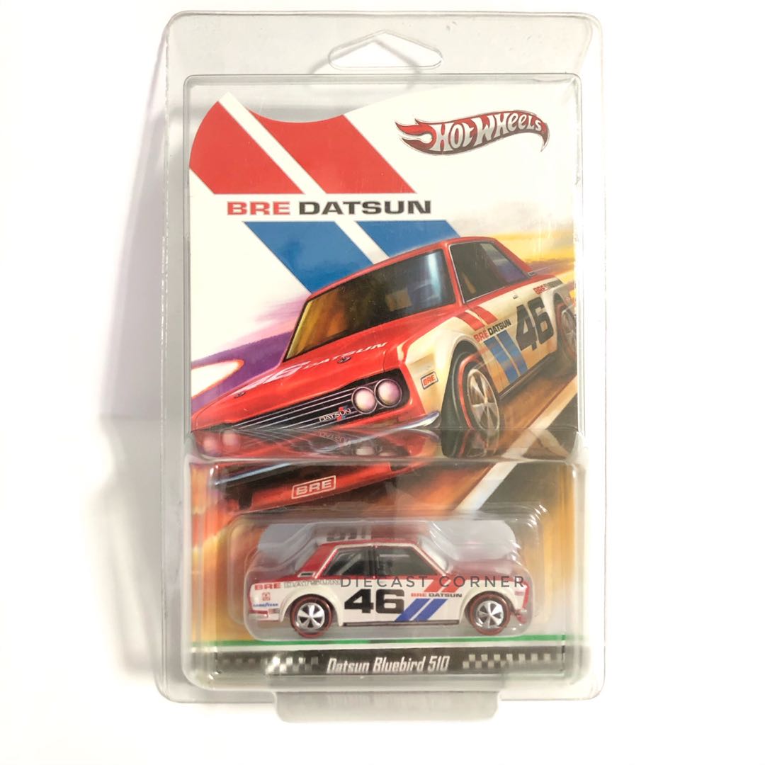 HOT WHEELS DATSUN 510 BRE RLC BLUE BIRD LIMITED EDITION