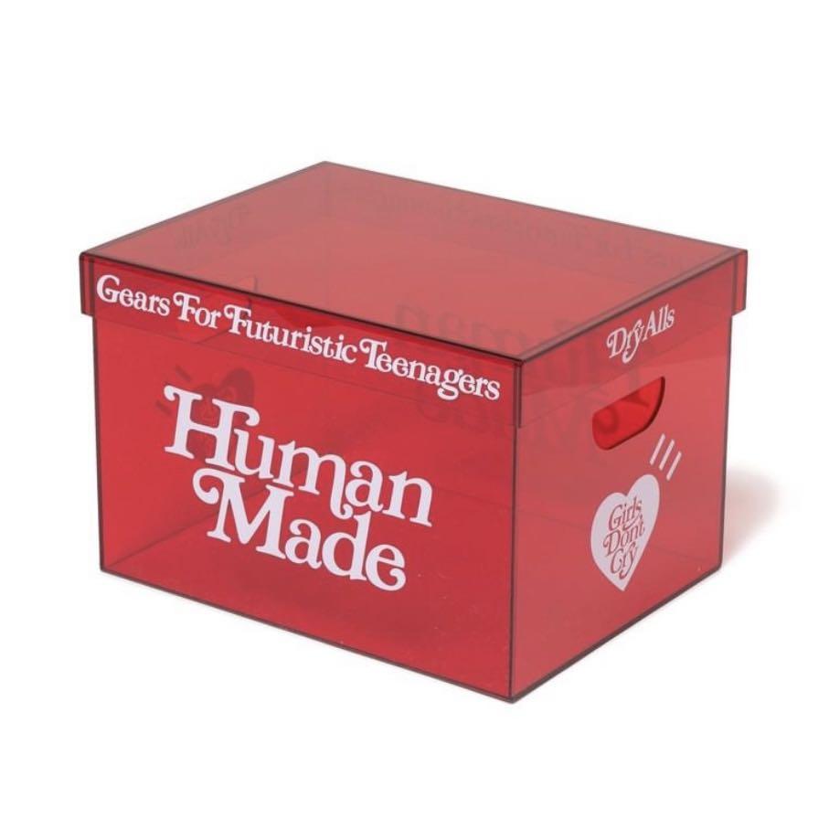 GDC × Human Made ACRYLIC FILE BOX HUMAN MADE x GIRLS DONT CRY GDC ACRYLIC FILE BOX 箱, 名牌