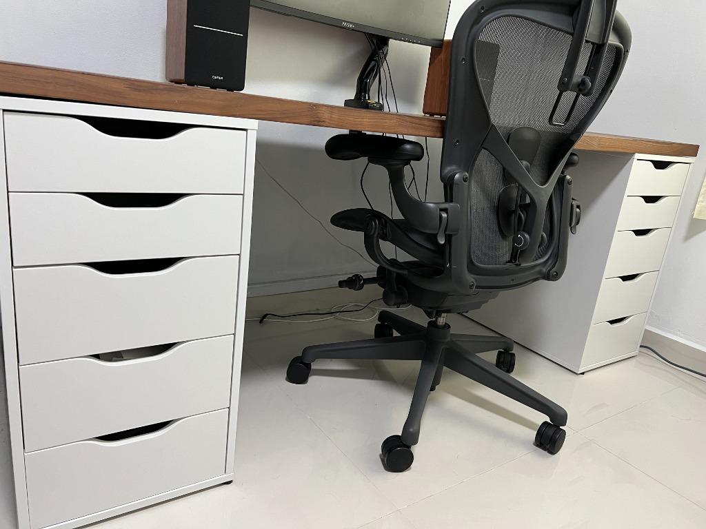 Ikea Karlby Countertop + Alex Drawers, Furniture & Home Living