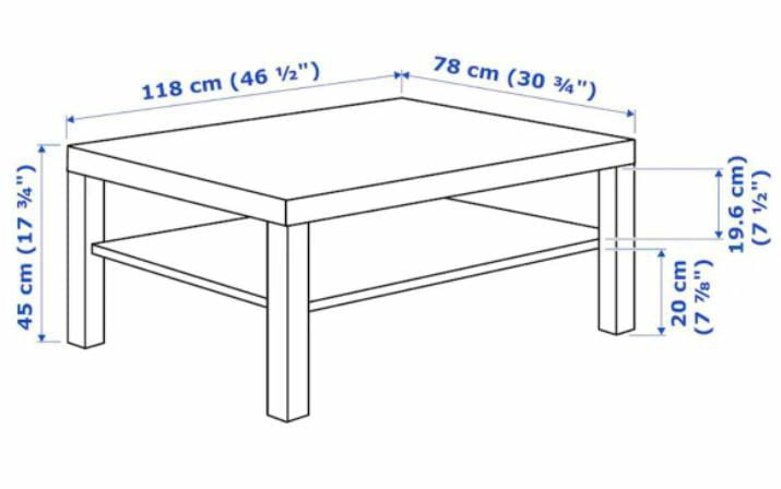 Ikea Lack Coffee Table Furniture, Lack Ikea Table Dimensions