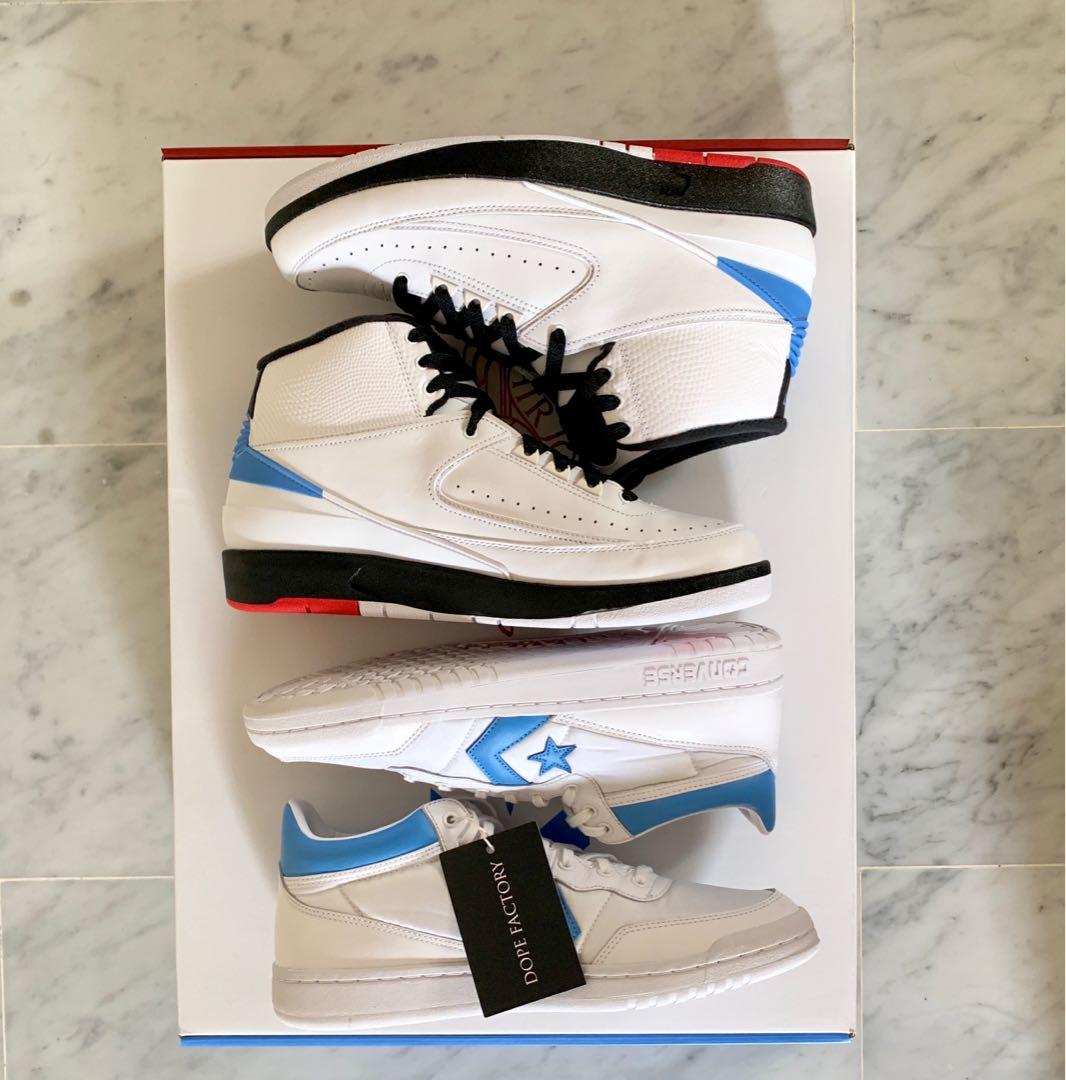 Jordan 2 converse pack US9.5 Men s Fashion Footwear Sneakers on