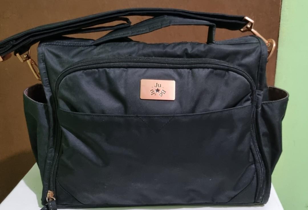 Jujube Classical convertible diaper Bag black rose