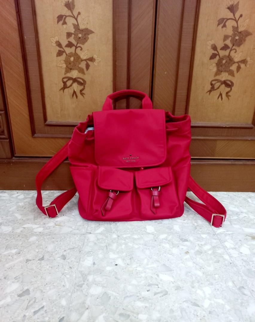 Kate Spade Carley Flap Backpack Barang Mewah Tas Dompet di Carousell