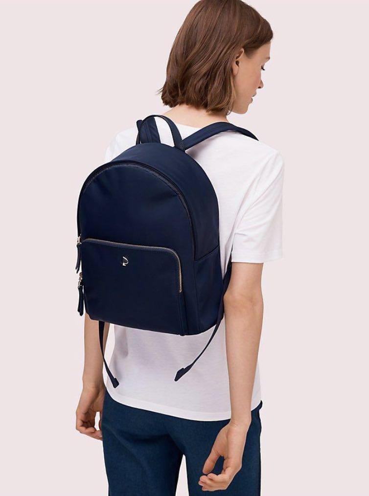 Kate spade navy backpack sales