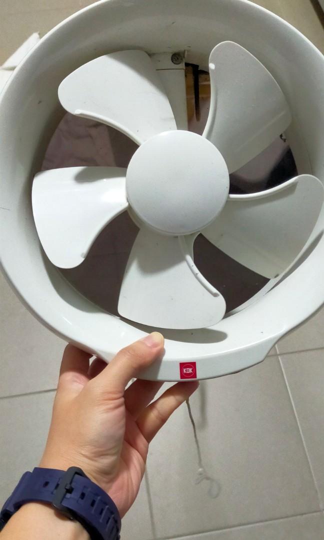 KDK 20WUD ventilation fan, Furniture & Home Living, Lighting & Fans