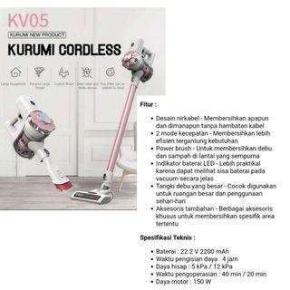 Vacuum Kurumi KV 05 Cordless - RoseGold