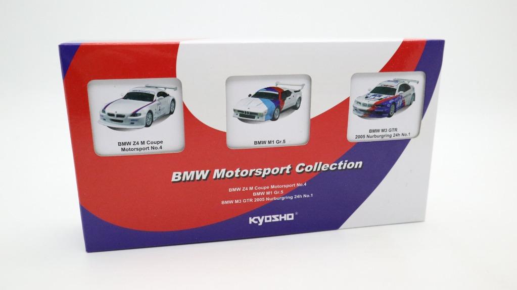 Kyosho 1/64 BWM M1 Gr.5 M3 GTR 2005 Nurburgring Z4 M Coupe