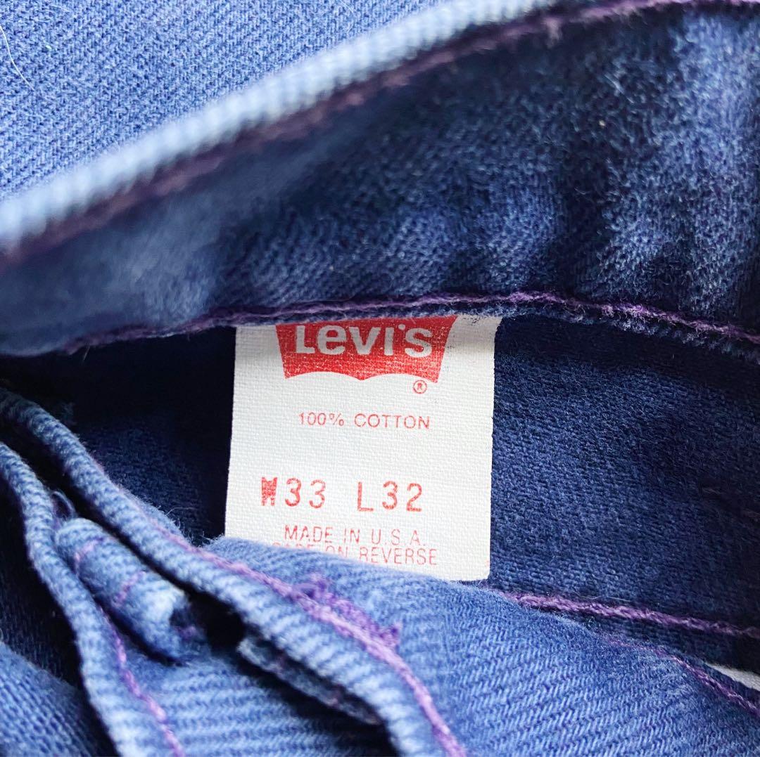 Levis Authorized Vintage 550 Orange Tab Relaxed Fit W30 L30 Made