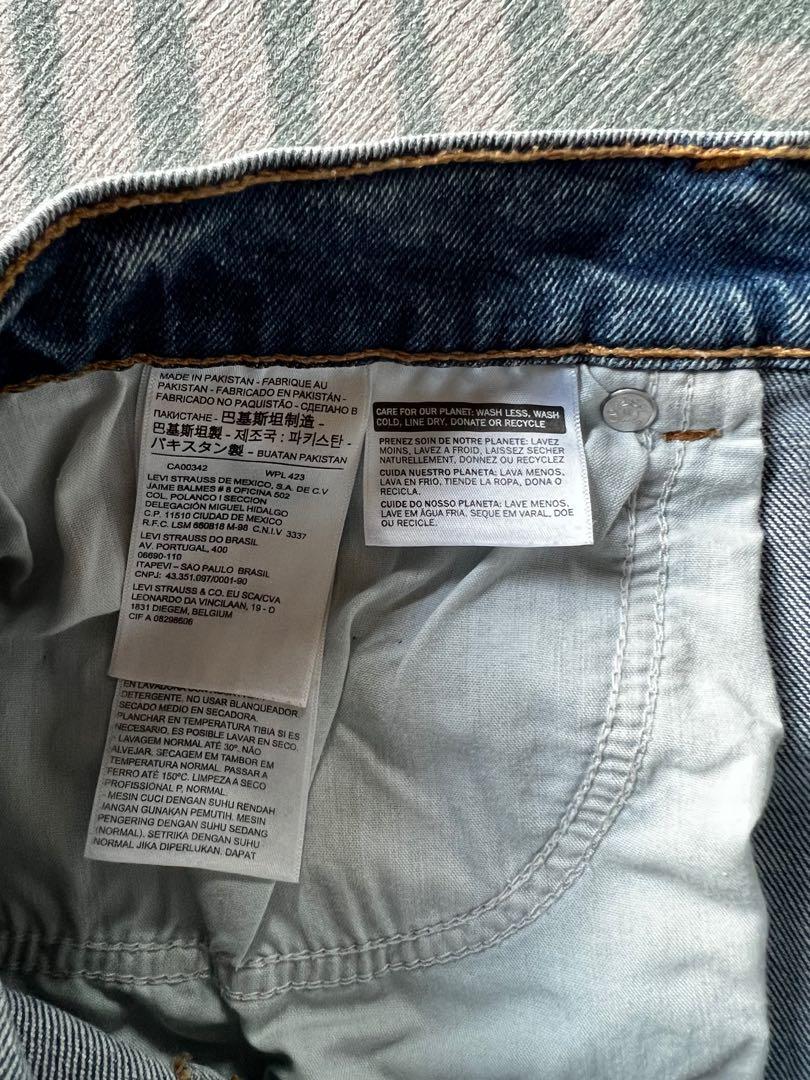 Levis button top thru mom skirt