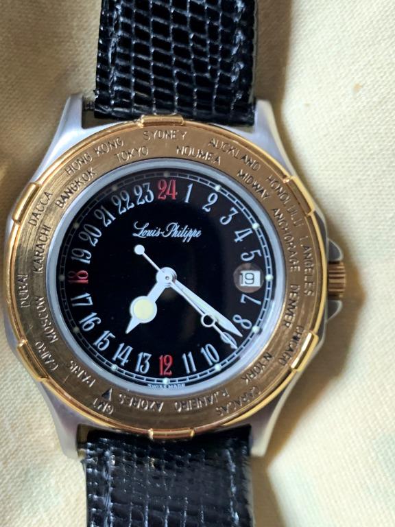 Vintage~Louis Philippe Watch (467980 1Y), 名牌, 手錶- Carousell