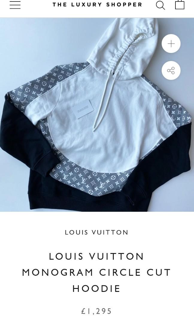 Louis Vuitton Monogram circle cut hoodie, Men's Fashion, Coats, Jackets and  Outerwear on Carousell