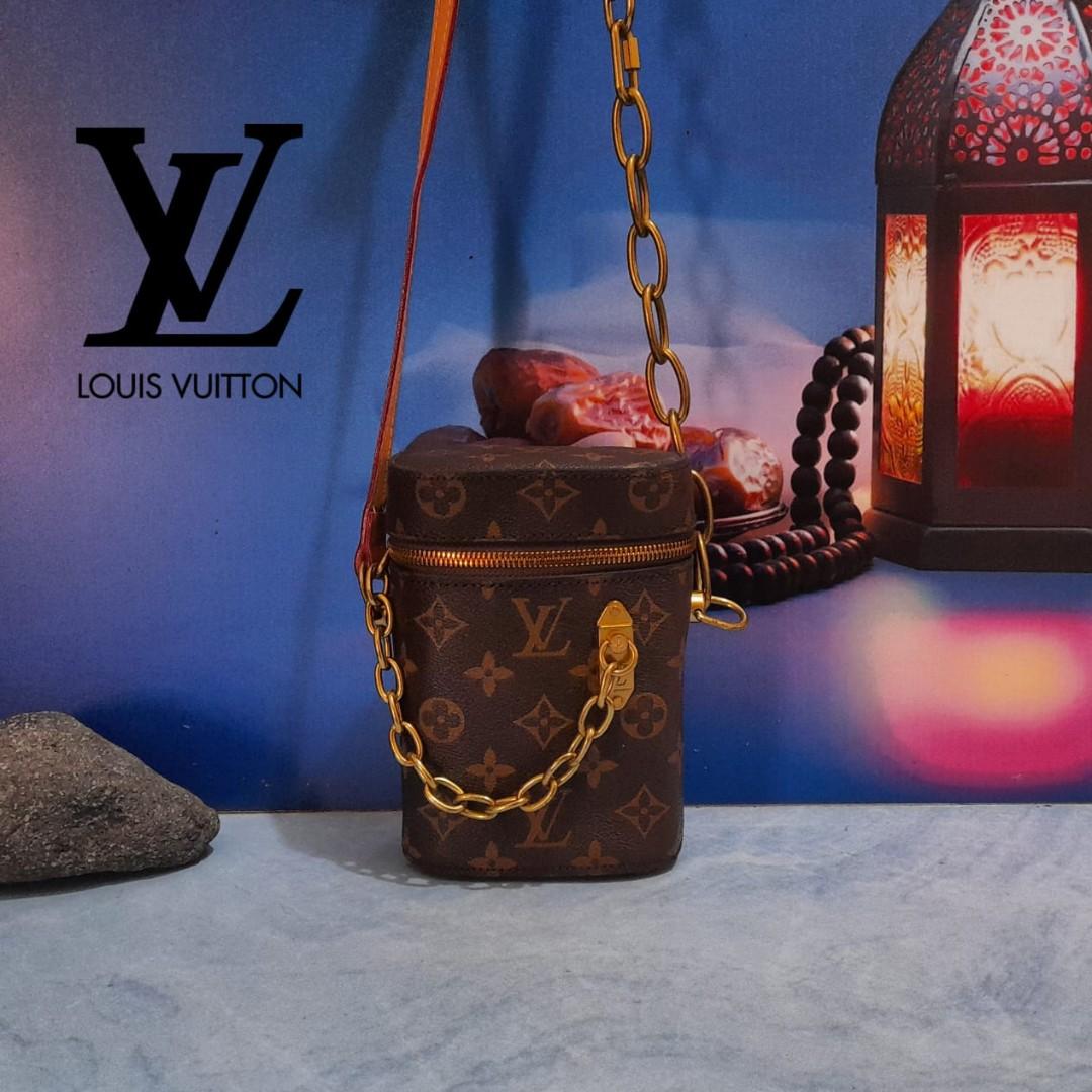 Louis Vuitton Phone Box Monogram Legacy Brown, Fesyen Wanita, Tas