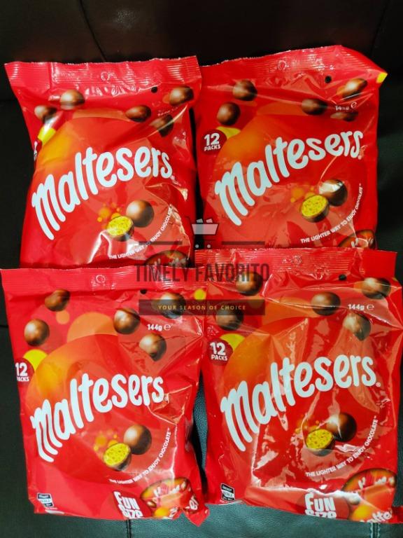 Maltesers Fun Size 144g (Category: Packaged & Instant Food) located in Pasay City. Submitted by timelyfavorito1 (Listing ID 1145374600, Image 2). Description: Expiration date: 11/22/2022 Crisp malt centers covered with a chock-full of smooth chocolate, Maltesers are a fun way to treat yourself with that chocolate craving. Pop one, two, or the whole pack in a sitting and you'll definitely still grab for more. You can also share it with someone. "O