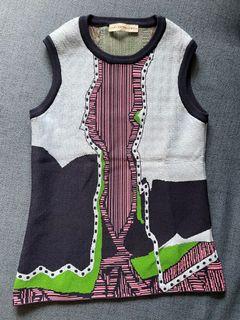 Mary Katrantzou knit sleeveless top