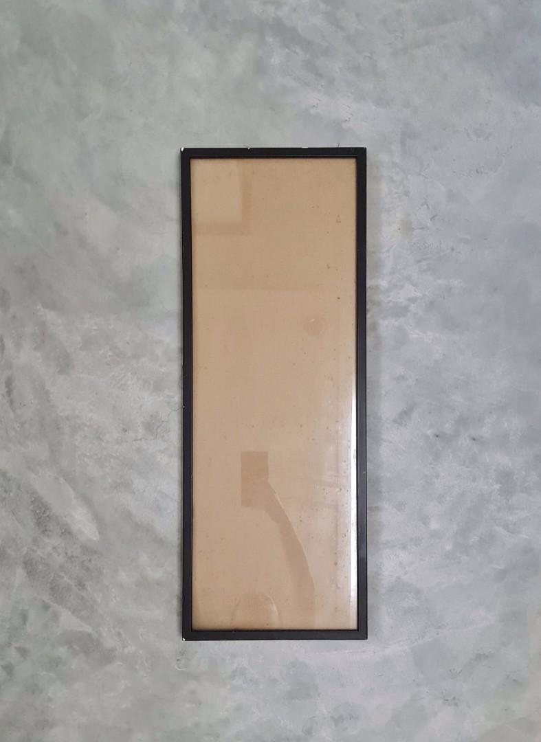 Matte Black Glass Frame, Furniture & Home Living, Home Decor, Frames