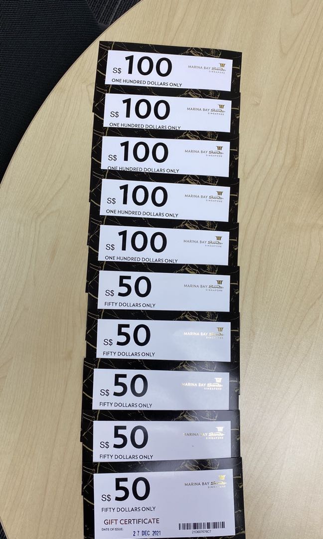 Mbs voucher, expire End Dec 22, Tickets & Vouchers, Vouchers on Carousell