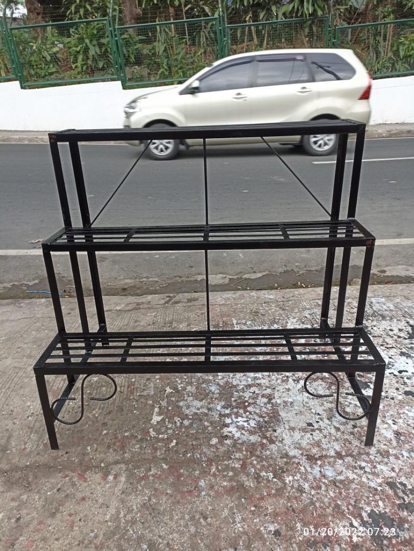 Metal Plant Rack, Furniture & Home Living, Gardening, Pots & Planters