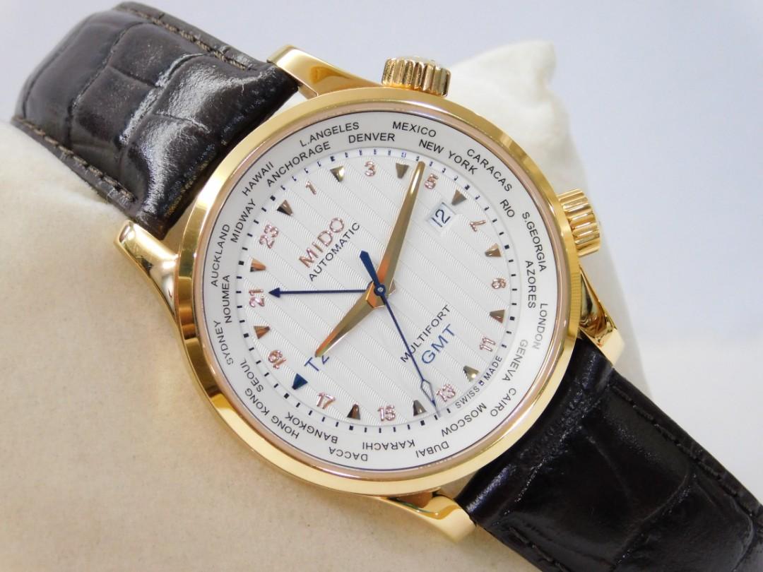Mido Multifort GMT Worldtimer Men s Fashion Watches