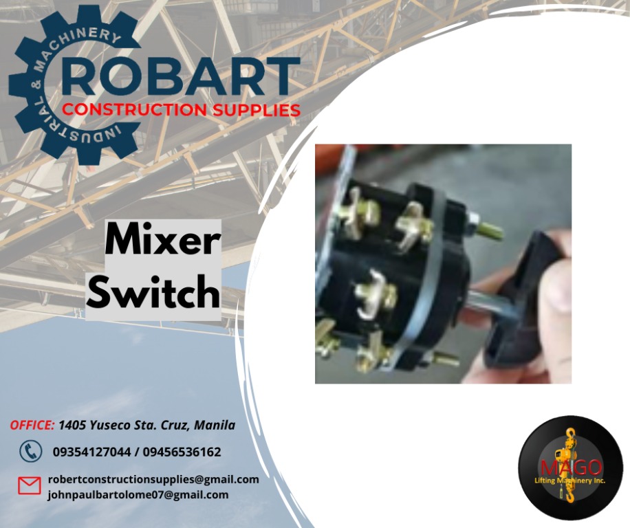 Mixer Switch, Commercial & Industrial, Construction Tools & Equipment