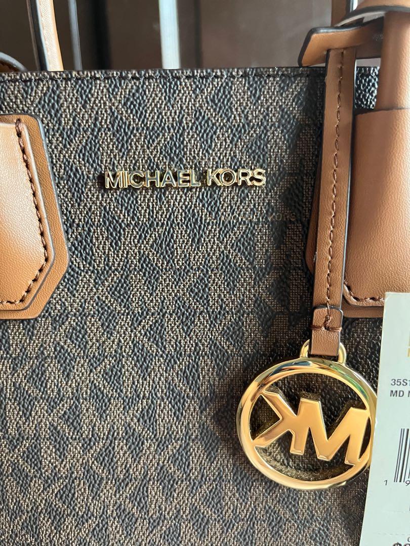 💯ORIGINAL MICHAEL KORS MERCER MEDIUM BROWN, Luxury, Bags & Wallets on  Carousell