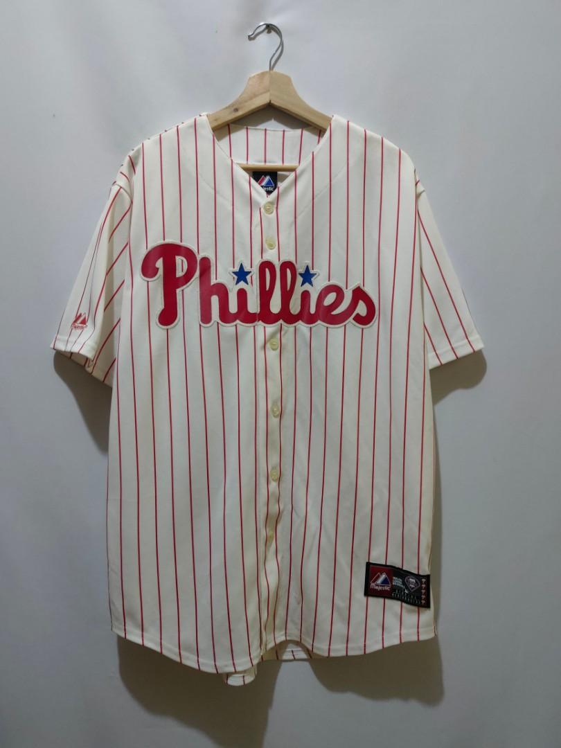 MLB Phillies Jersey player Rollins 11 By Majestic, Men's Fashion