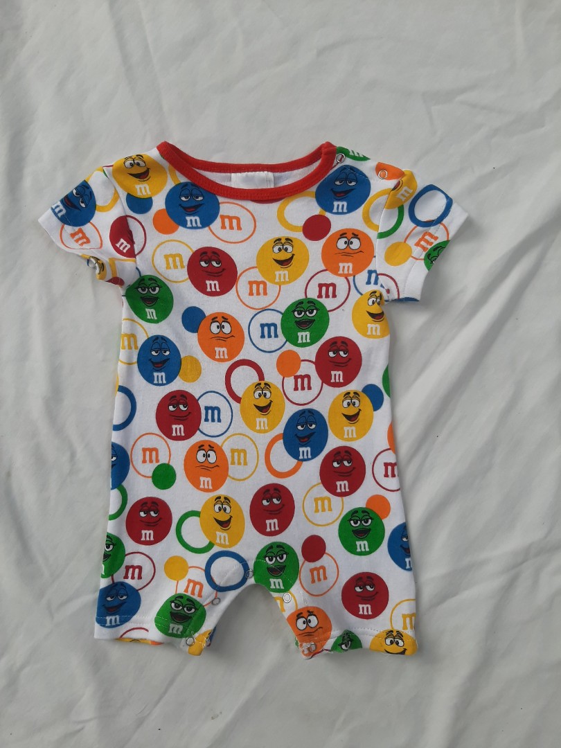 M&M's baby romper, Babies & Kids, Babies & Kids Fashion on Carousell