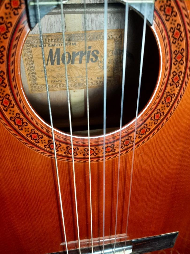 morris guitar m15 model classical guitar japan with hard case acoustic