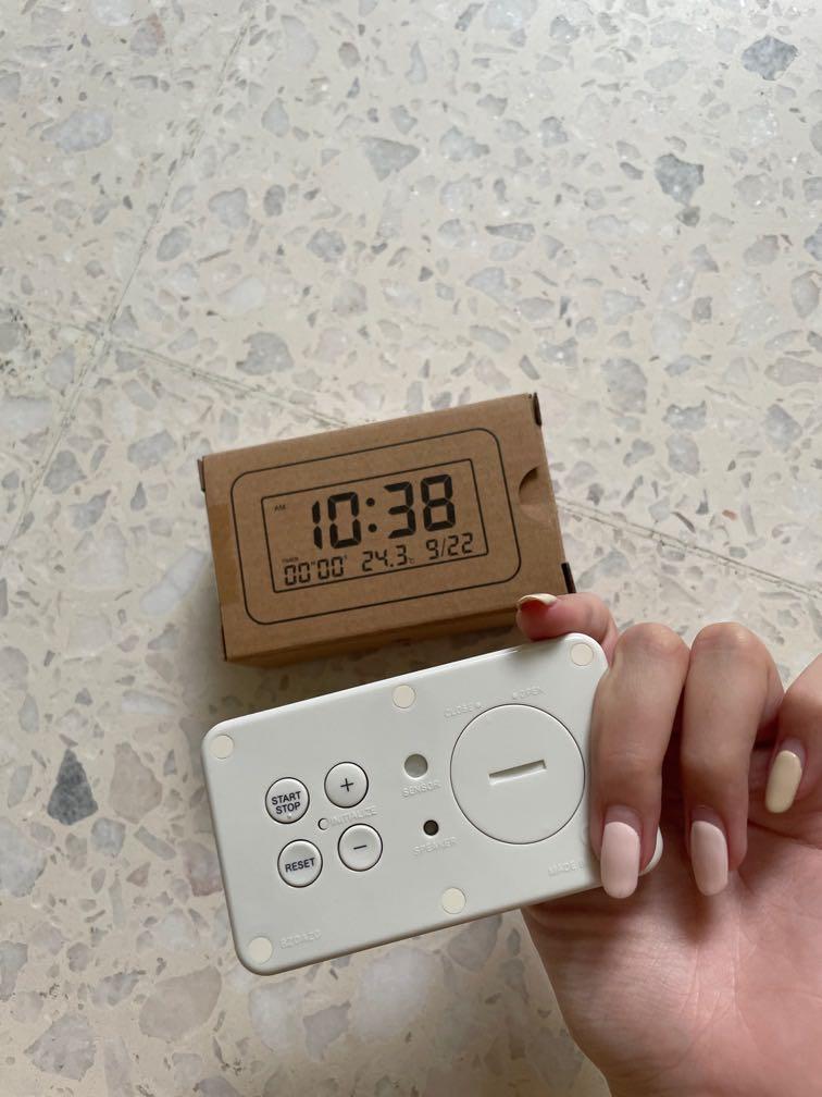 muji bath clock, Furniture & Home Living, Home Decor, Clocks on Carousell