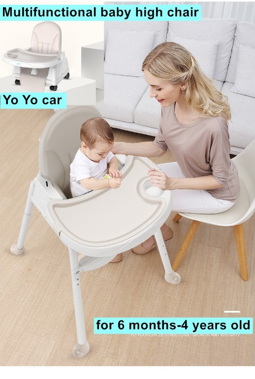 Multifunctional Portable Dinning table Table talk High Chair