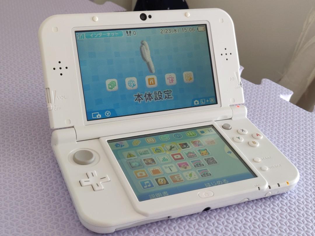 New ニンテンドー 3DS LL ホワイト 白 本体 付属品 任天堂 506 