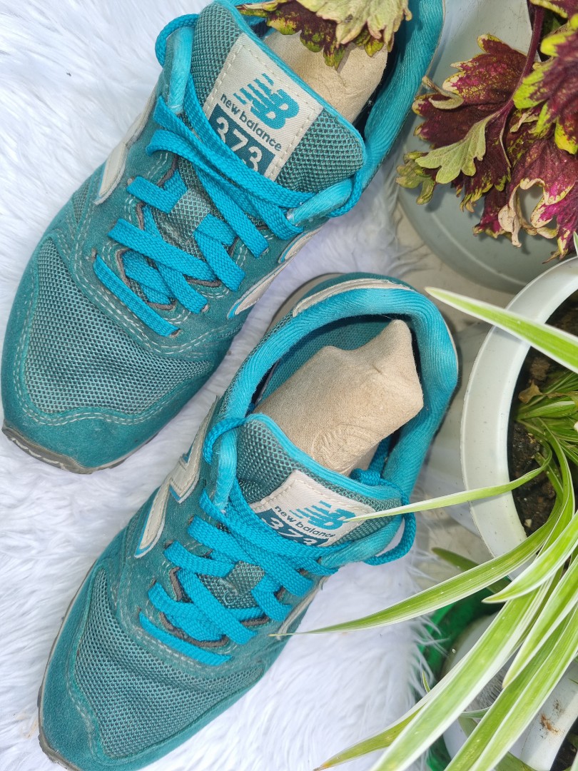 New Balance 373 Teal, Women's Fashion 
